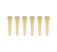 Mtlavishy clavijas de guitarra excelente mano de obra y reemplazo simple adecuado para ukulele de guitarra popular y otros instrumentos de cuerda hechos de hueso de carne de res (Bf-ltg10)
