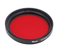 MtlaVishy de 37 mm Filtro de Lente a Todo Color Resistencia a la Resistencia de rasguño Kit de Filtro Impermeable para la cámara SLR (Rojo)