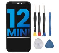 MtlaVishy de 5.4 Pulgadas Incell 3D Touch Display Digitizador Sellado Conjunto con Kit de Herramientas de reparación para iOS 12mini para 398 400 399