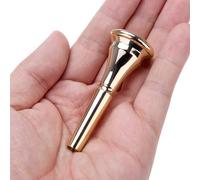 Mtlavishy de boquilla de cuerno francés aleación de cobre brillante y elegante sonido transparente adecuado para jugadores iniciales Color dorado 41G Peso