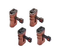 Mtlavishy de cámara de Madera Ajustable Mango de Jaula ergonómica para camarógrafos cineastas y entusiastas de la fotografía Instalación del Lado Derecho Izquierdo con Zapatillas (Negro)