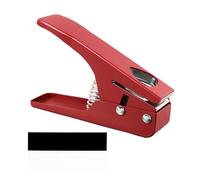 MtlaVishy de guitarra ajustable Picker Puncher Multifuncional Cortador de selección de guitarra portátil REDICIO R ideal para guitarristas de todos los niveles con material de (Rojo)