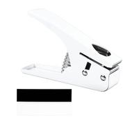 MtlaVishy de guitarra ajustable Picker Puncher Multifuncional Cortador de selección de guitarra portátil REDICIO R ideal para guitarristas de todos los niveles con material de (Blanco)