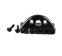 MtlaVishy de guitarra de guitarra bloqueo innovador diseño liviano portátil de de sonido cómodo tocando para guitarristas eléctricos 6 cuerdas plateado (Negro)