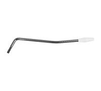 Mtlavishy de guitarra eléctrica Rocker Rocker Metal System Tremolo System Whammy Lever Bar con ajuste de tono y textura brillante para Pop Rock Jazz Music Bar plateado Mango (Barra negra mango blanco)