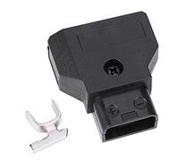 Mtlavishy de plástico Negro D Tap b Type Bugh Male con un Pasador de localización para la cámara Anton y la videocámara Pin de Cobre Dorado de Alta Resistencia Bien Resistencia al