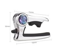 Mtlavishy DK IP 1Pro Multifuncional Guitar Capo Aleación de zinc con un método de activación único y proceso de oxidación nano anódica para guitarras eléctricas acústicas Material