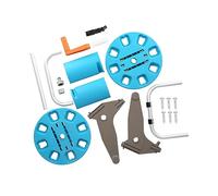 Mtlavishy Duty Cartro de carrete de manguera de jardín de aluminio con diseño de pH manual para almacenamiento y organización de mangueras de 30 m en césped y jardines