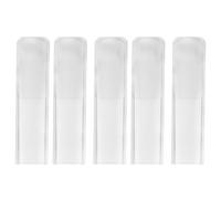Mtlavishy EB Alto Saxophone S Material de resina con elaboración de acabado brillante y una larga vida útil adecuada para principiantes y jugadores profesionales en la etapa de (White)