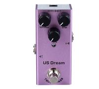 Mtlavishy Efectos de la guitarra eléctrica Pedal portátil y versátil para el rendimiento Disfrute de una amplia gama de efectos de guitarra Mejora su experiencia de reproducción (US Dream(04))