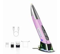 MTLAVISHY El Mouse de lápiz óptico inalámbrico con Modos USB y Dual BT para la computadora portátil portátil de PC Ofrece 800 1200 1600 dpi La Velocidad de Movimiento Ajustable (Gris)