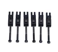 Mtlavishy Electric Guitar Guitar Bridge Saddle Double Bloqueking Metal Roller Roller Repreing Sarkle Silver ofrece un de bloqueo doble que garantiza la estabilidad de la cuerda (Negro)