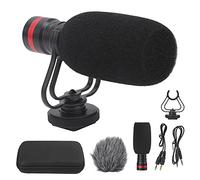 MtlaVishy EY 86a Mini micrófono Cámara de Alta sensibilidad Video Micrófono Calidad de Sonido de Alta fidelidad Pequeño y portátil para Videos de transmisión en Vivo Entrevistas