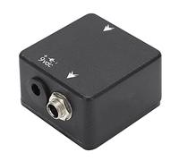 MtlaVishy Guitar Buffer Effect Pedal Pure Signal Mini Portable Metal Housing for Live Performance Recording Studio 9V DC Powered 14 pulgadas Jack Black