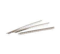 Mtlavishy Hermoso cables de trastes de guitarra de acero inoxidable para construcción de bajo y reparación de alta resistencia Tiempo de servicio largo 21 trastes 2.9 mm Ancho de