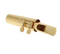 Mtlavishy Jazz Tenor Saxofón 5C Construcción de metal de boquilla con placas de oro ideal para actuaciones de jazz y sesiones de práctica 12.2 * 3.5 * 3.5cm Tamaño 102 g de peso