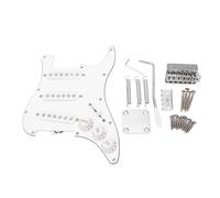 MtlaVishy Kit de guitarra eléctrica de bricolaje para la reparación de la actualización le permite construir su propia guitarra personalizada con el de puente de chalecos