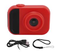 MtlaVishy Linda cámara Digital cumpleaños con resolución HD de 24 MP 4X Zoom Digital Agua improvisada a Prueba de Choque diseño Compacto de 2 0 Pulgadas (Red)