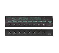 MtlaVishy M-Vave Pedal Pedal de Guitarra Fuente de alimentación de Pedal con 8 Salidas de CC aisladas para guitarristas sobre el GO Ofrece múltiples Salidas de alimentación de 9V