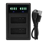 MtlaVishy Micro Typec Cámara de Doble Puerto Pantalla Doble Cargador de Muelle Dual para batería BLN1 Un Cargador portátil y Seguro para los entusiastas de la cámara GO con