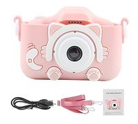 Mtlavishy para niños Cámara 2400 W Píxeles Pink Cartoon Digital DV Un navideño para niños Explora el Mundo con un Agarre cómodo y una Larga Resistencia