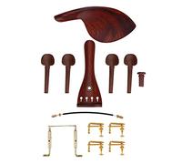 Mtlavishy Parts de violín de palowood Juego puramente hechos a mano excelentes accesorios de textura para 4/4 violines imprescindibles para medios e instrumentos y entusiastas