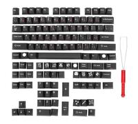 MtlaVishy pbt keycaps diseño ergonómico de Aceite no desvanecido Personalidad Nota: En el Texto Original, Título es seguido por un Colon, no Título (*). Proporcione