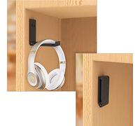 MtlaVishy Plegable Auriculares universales ER Soporte de Gancho de Aluminio Durable Safe Safe confiable Fácil de Instalar Espacio Guardar para el Estudio Home Office Black Color