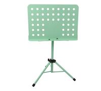 Mtlavishy portátil de levantamiento plegable Partitura de partitura para guitarra violín profesional de libros de música profesional con altura ajustable y estructura estable (Green)