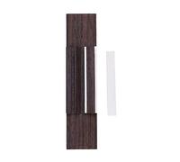 Mtlavishy Puente de palo de rosa con sillín acrílico para piezas de reemplazo de ukelele de 4 cuerdas que transmiten vibración de sonido mejor aplicada ampliamente al ukelele que