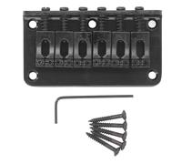 MTLAVISHY Puente Hardtail para y de 6 cuerdas Guitarra eléctrica Material de metal fuerte con buena resistencia a la erosión no es fácil de envejecer para que sea adecuado para un