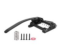 Mtlavishy Puente Vibrato de vibrato hecho de aleación de zinc fuerte y gruesa para SG LP Guitarras eléctricas Flat Top Fuerte Durable y anti con sentimiento suave y fácil flexión (Negro)