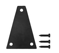 Mtlavishy Pure Black Black Guitar Barra de barra de barra de uso de plástico para guitarras eléctricas ideales para músicos y entusiastas de la guitarra con un tamaño de