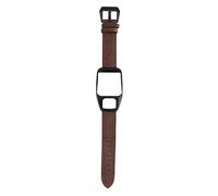 Mtlavishy Ratio de cuero Releatorio de reemplazo para Runner3 y aventurero resistente duradero fácil de instalar Vintage Style Protect Watch de rasguños adecuados para correr en (Color de café)