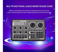 MTLAVISHY SK600 Multifunción Mezclador de audio digital con chip DSP de doble núcleo incorporado para reducción de ruido Clear Stable Sound Quality Adecuado para computadora
