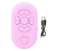 MTLAVISHY Teléfono Control Remoto Estable BT4 0 Conexión Ideal para Selfies y giros de página con 32 8 pies Distancia de Control Tipo C Cargo y tamaño portátil (Rosa)