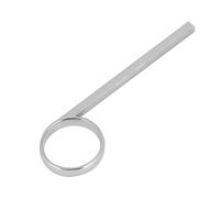 Mtlavishy válvula de trompeta deslizamiento de metal anillo de dedo excelente reemplazo para el accesorio de trompeta El color plateado se ajusta bien a la trompeta para los