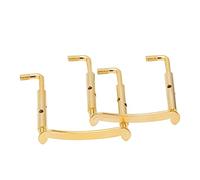 Mtlavishy Violin Chinrest tornillos 2 piezas para el material metálico de 4/4 violines para un fácil reemplazo y piezas de violín de bricolaje color dorado