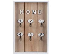 Mtlavishy Wall Key Key Key Hanger Una Hermosa y práctica solución de Almacenamiento de Llave Ideal para la habitación del Pasillo de la Sala de Estar y Estudio Hecho de Madera de (D)