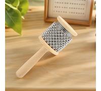 Mtlavishy Wooden Cabasa Steel Ball Toy de juguete arrancado a los niños portátiles que enseñan instrumentos musicales ideales para la educación musical para niños y el (Kabasa pequeña)