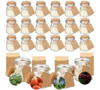 MTLEE 25 velas en tarro de Halloween, velas de regalo de vacaciones, tarro de cera natural con etiquetas de bricolaje, regalo para fiesta de Halloween, decoración del hogar, aromas de fantasma