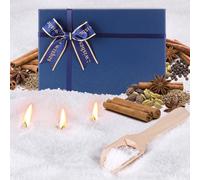 MTLEE Vela perlada de 2 kg de cera de arena perfumada de especias de cocina, kit de velas de arena perfumadas con caja de regalo, tarro recargable de 100 mechas, juego de regalo de cera blanca con