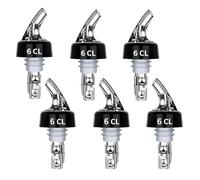 Mtlhbcg 6 boquillas para botellas, 6 oquilla dosificadora, barra, porcionador, licor, dispensador automático de botellas de plástico, para vino, cócteles, home bar.