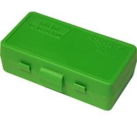 MTM 50 Round Flip-Top Ammo Caja 380/9MM Cal (verde)