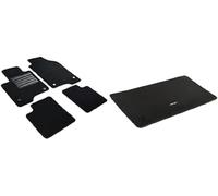 MTM SP-937 Alfombrillas a Medida en Velour + MTM BA-0545 Alfombra protección de Maletero para Fiat Panda II (169) 2003>2012 / Panda III (Tambien Hybrid) 2012>