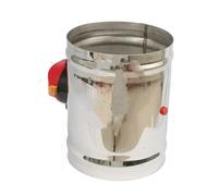 MTMXALBBR Compuerta motorizada for conducto de aire eléctrico con solenoide 201SS de 51-400 mm for válvula de retención de tubería de ventilación de 220 V, 12 V y 24 V leisurely(150mm,AC220V)