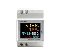 MTMXALBBR Medidor de vatios-hora inteligente doméstico monofásico con pantalla LCD, tipo riel guía, corriente 220 V, frecuencia alimentación leisurely(250-450V Built-in CT)