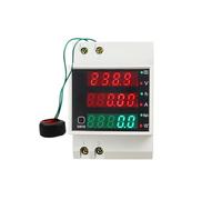 MTMXALBBR Medidor digital multifunción D52-2047 for riel DIN que mide potencia CA, tiempo, corriente, voltaje, factor LED CT100A leisurely(External CT,AC80.0-300.0V)