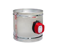MTMXALBBR Válvula solenoide de compuerta motorizada de acero inoxidable 201 de 4/5/6/8 pulgadas for ventilación de conducto de aire leisurely(AC220V,OD 125mm)