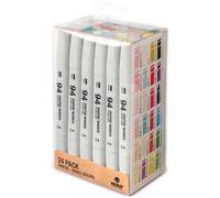 MTN 94 Graphic Marker Pack 24 Main + Pastel